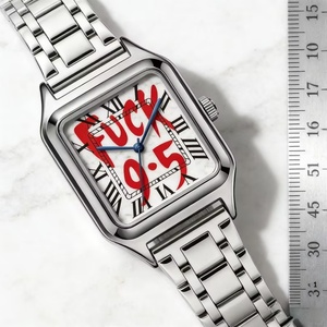 Reloj de Cuarzo 2026, Nuevo Estilo, Esfera Cuadrada, Caja de Aleación, Pantalla con Agujas, Resistente al Agua, para Hombre y Mujer - Product Image 2
