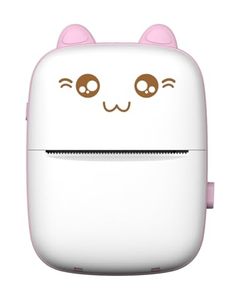 เครื่องพิมพ์ขนาดเล็กแบบพกพา เครื่องพิมพ์สติกเกอร์ไร้หมึก เครื่องพิมพ์ความร้อนขนาดเล็กไร้สายบลูทูธ ใช้ได้กับบันทึกช่วยจำ รูปภาพ และพิมพ์พ็อด - Product Image 1