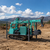 Foreuse hydraulique portative sur chenilles JDL-5 pour puits profonds, machine de forage diesel 500m, équipement de carottage et d'échantillonnage de carottage