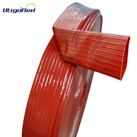 Tuyau de pompage et de refoulement plat en PVC robuste pour l'irrigation portable, l'agriculture et l'assèchement
