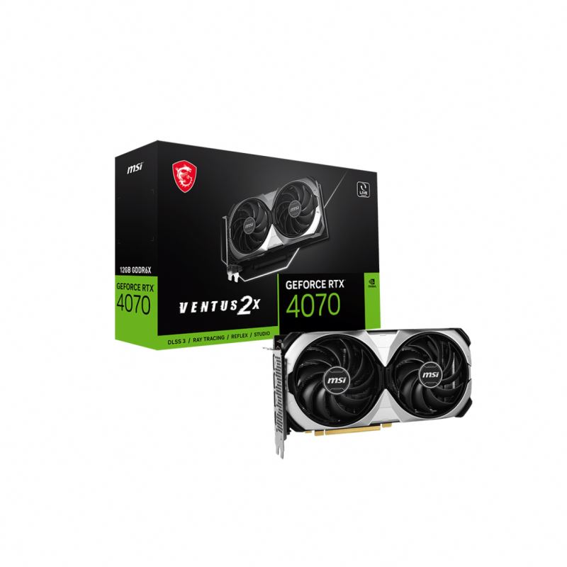 New Arrival Graphics Card MSI GeForce RTX 4070 VENTUS 2X 12G
