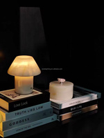Lampe de chevet en marbre en forme de champignon pour chambre à coucher, idéale pour la maison - Collection Soda Factory