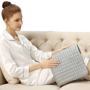 Cinturón de masaje con calor eléctrico lavable a máquina ultrasuave Alivio portátil para el dolor de espalda corporal y los calambres menstruales - Product Image 1