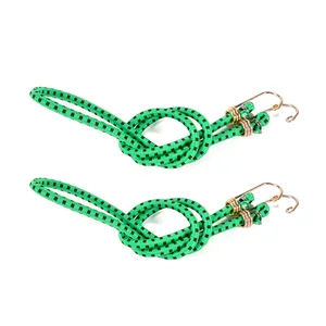 Factory Production 2pc Strong Stretch Bungee Cord Tie Down Strap With Hooks