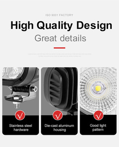 Tùy biến LED công việc ánh sáng 12V 40 Wát lũ/tại chỗ IP68 6000K Led lái xe ánh sáng cho máy kéo Khác/nông nghiệp ánh sáng thay thế - Product Image 5