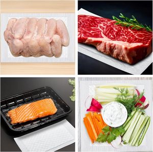 แผ่นซับน้ำสำหรับเนื้อสัตว์ชนิด PE/NON-WOVENS เกรดอาหาร ขนาดตามสั่ง สำหรับรักษาความสดของปลาและเนื้อสัตว์ในซูเปอร์มาร์เก็ต - Product Image 4