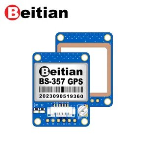 Beitian 3.6-5.5V UARTインターフェースUBX7GPSチップ (FPV RCドローン用) 固定翼飛行機GPSモジュールアンテナレシーバーBS-357