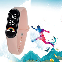 Montre de sport numérique LED étanche 3 ATM pour enfants, étudiants, hommes et femmes, vente en gros d'usine 2026, montre électronique tendance