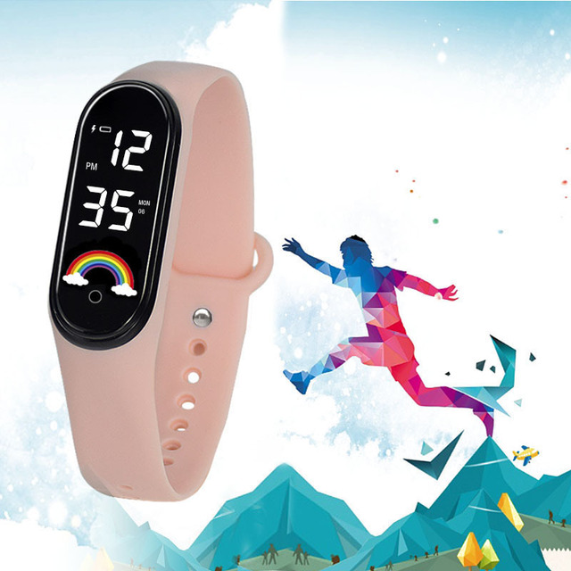 2026 Factory Wholesale Waterproof 3BAR Children Students Men Women Sports Watch Led Digital Watch Fashion Electronic Watch