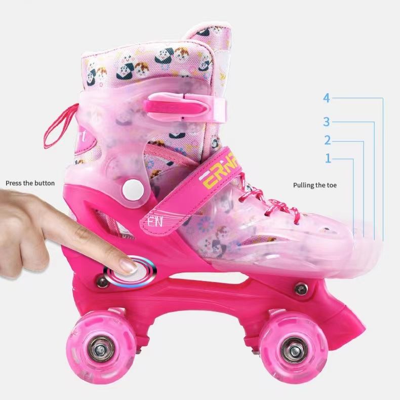 Double Roller Skates Fun and Sport for Kids Adults