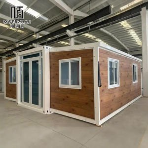 Maison modulaire préfabriquée flexible et extensible de 20 pieds/40 pieds, 2 à 3 chambres, maison portable pour location de vacances et appartement pour grand-mère - Product Image 1