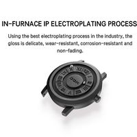 Reloj DOM para Hombre, Creativo con Puntero Desplazable, Fuerza Magnética, Moda, Resistente al Agua, Deportivo, Nuevo Reloj de Personalidad para Hombre