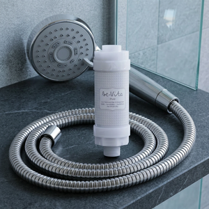 Bevita PURE Shower Filter Mineral Non-Toxic Cartridge with Antibacterial Mineral Balls Chlorine & Impurity Removal BPA-Free - Product Image 2