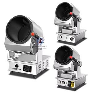 <span class=keywords><strong>Wok</strong></span> automatique à gaz/électrique Machine de cuisson à cylindre rotatif d'usine pour restaurant Cuisine Robot de cuisine commercial - Product Image 2