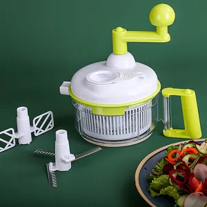 3 In 1 Smile Mom High Quality Hand Shake Manual Multifunctional Food Processor With 3 Gears