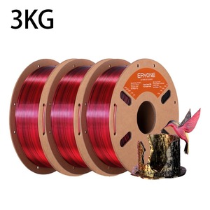 Filament PLA tricolore <span class=keywords><strong>ERYONE</strong></span> 3KG HS <span class=keywords><strong>Silk</strong></span>, matériau d'impression 3D à coextrusion hyper rapide, tricolore haute brillance - Product Image 2