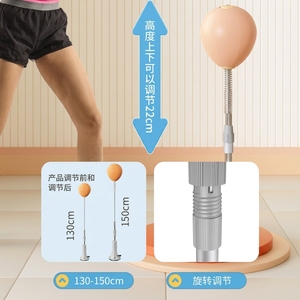 Ballon <span class=keywords><strong>de</strong></span> <span class=keywords><strong>boxe</strong></span> vertical en polyuréthane à hauteur réglable pour entraînement à domicile, avec fonctions anti-stress et <span class=keywords><strong>de</strong></span> réponse rapide pour les réflexes <span class=keywords><strong>de</strong></span> frappe - Product Image 5