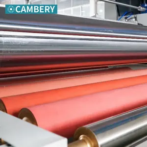 Mesin Kerja Kayu PUR Garis Laminating dengan Mesin Penyebar Lem