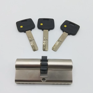 Cilindro de Latón Macizo <span class=keywords><strong>Antitaladro</strong></span> de 70 mm, Estilo Europeo, Cilindro de Cerradura de Puerta Multlock - Product Image 6