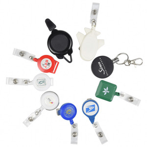 โรงงานขายส่งคุณภาพสูง Square Shape ID Card ชื่อ <span class=keywords><strong>Badge</strong></span> HolderRretractable <span class=keywords><strong>Badge</strong></span> <span class=keywords><strong>Reel</strong></span> - Product Image 6