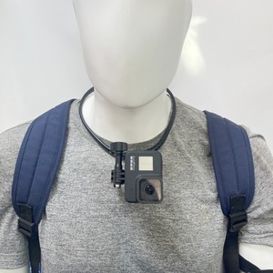 <span class=keywords><strong>Support</strong></span> de fixation vertical à 360 degrés pour caméra sportive <span class=keywords><strong>GoPro</strong></span> Insta360, adaptateur de mentonnière pour <span class=keywords><strong>casque</strong></span> de <span class=keywords><strong>moto</strong></span> - Product Image 6