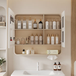 Vente en gros moderne intelligent aluminium médecine stockage <span class=keywords><strong>salle</strong></span> <span class=keywords><strong>de</strong></span> <span class=keywords><strong>bain</strong></span> toilette vanité <span class=keywords><strong>avec</strong></span> <span class=keywords><strong>miroir</strong></span> mural LED - Product Image 3