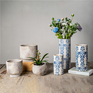 Vente en gros vase à ornement artisanal en porcelaine bourgeon trompette décoration de table pour bureau et maison grands vases à fleurs en céramique - Product Image 2
