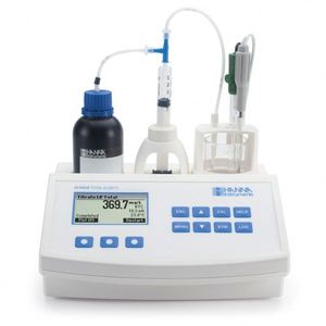 Testeur d'acidité totale à microprocesseur Hanna HI84530 (pH/mV) avec résolution de 0,01/0,1 pH et agitation à 600 tr/min pour l'eau - Product Image 1