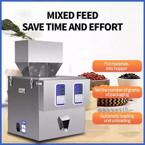 100g Supplier Low Price Electric Tea Seed Grains Small Sachet Bag Pouch Quantitative Weighing Two Headed Filler Filling Machine - Product Image 5