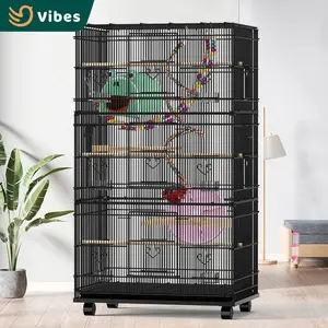 Manufactures Pet Cage Bird Parrot Heavy Duty Bird Cages 140cm Height Big Size For Sale