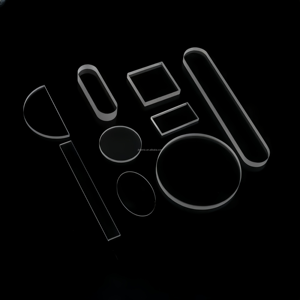 99.99% độ tinh khiết cao hợp nhất thạch anh, độ trong suốt cao và tia cực tím truyền thủy tinh thạch anh tấm cửa sổ thạch anh - Product Image 2