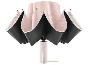 <span class=keywords><strong>Parapluie</strong></span> <span class=keywords><strong>inversé</strong></span> grand coupe-vent pluie et soleil Compact pour femmes hommes voyage <span class=keywords><strong>parapluie</strong></span> pliant avec sac de couverture - Product Image 6