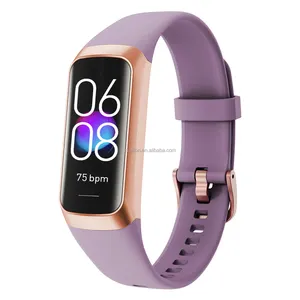 OEM C60 moda pulseras banda inteligente 1,1 "mini pantalla multi-idioma ritmo cardíaco salud relojes fitness Tracker reloj inteligente 2024