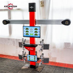 Máquina de alineación de ruedas Xinjintuo, conjunto completo de alineación de ruedas 3D, superrastreador, alineador de cuatro ruedas con pantalla dual - Product Image 4