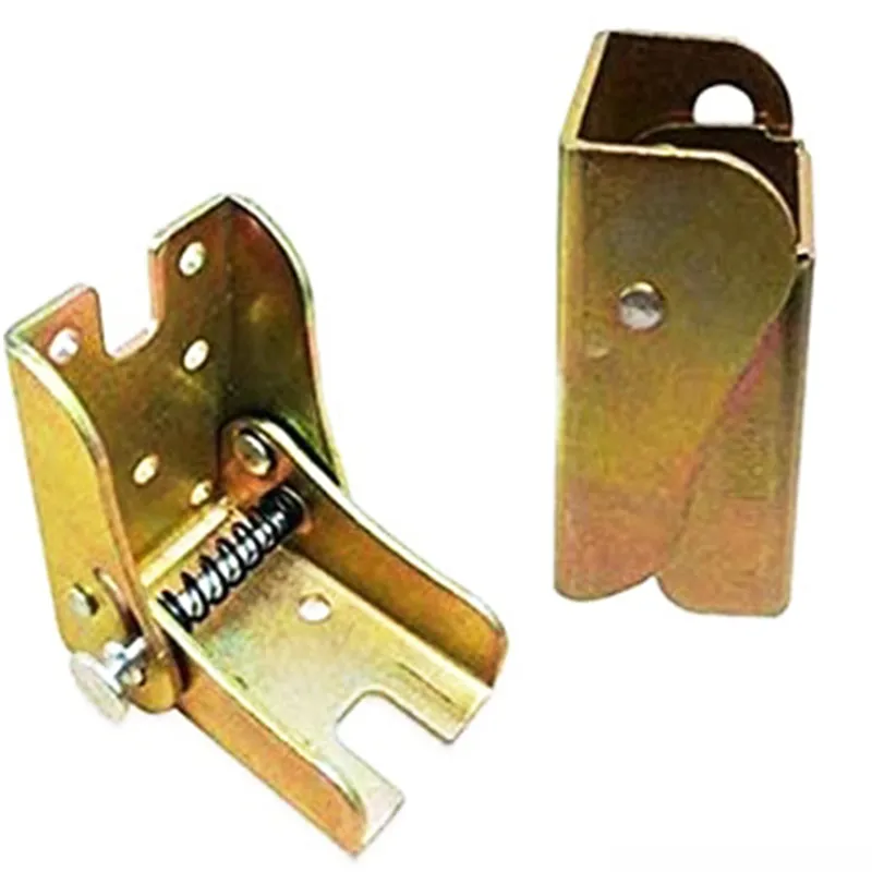 0-90 degree Furniture Self-locking Steel Leg Bracket Hinge Fold Desk Folding Bed Sofa Hinges