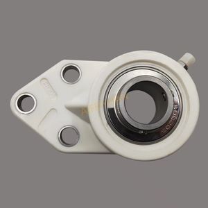Montierte Flansch lager Weißes Kunststoff gehäuse Edelstahl-Steh lager SUCFB204 SUCFB205 SUCFB206 SUCFB207 208 209 - Product Image 1