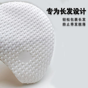 Gorro de natación de silicona extra grande, color sólido, impermeable, anticlor, para adultos, ropa de baño unisex - Product Image 2