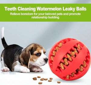 <b>Dog</b> Eco-Friendly Interactive Durable Soft Rubber Ball Chew Toy Food <b>Treat</b> Feeder Tooth Cleaning IQ <b>Training</b> Ball Medium Size - Product Image 3