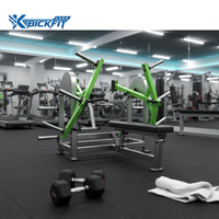 Équipement de fitness : Banc plat pour press à la poitrine, Machine de press à la poitrine à charge plaquée horizontale, Machine de press à la presse, Équipement de salle de sport