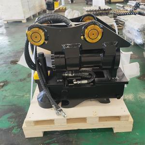 הידראולי כפול נעילה מהיר צינור coupler הטיה rotator rotator עבור 20-30 מחפרים - Product Image 2