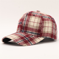 Gorra de Béisbol Unisex de Lana de 6 Paneles, Estilo Británico, de Alta Calidad, para las Cuatro Estaciones, Ajustable, a la Moda, 2026