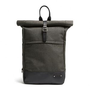 Muestra gratuita: Mochila enrollable personalizada con diseño de estampado negro para mujer, informal, deportiva, para portátil, para actividades al aire libre - Product Image 6