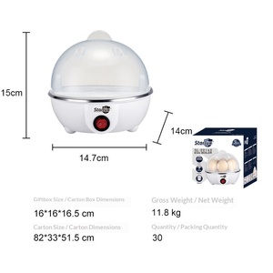 <span class=keywords><strong>Starlux</strong></span> Cuiseur à œufs électrique 110V standard US, petit modèle domestique, arrêt automatique, simple couche, 7 trous, pour œufs et crèmes aux œufs - Product Image 6