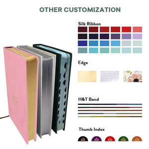 <span class=keywords><strong>Bible</strong></span> Sacrée de Luxe Exclusive en Gros avec Couverture en Cuir PU Moderne et Robuste pour l'Impression de Livres Chrétiens - Product Image 4