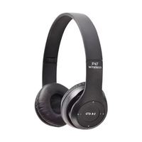 Audífonos Inalámbricos Estéreo Maxfree P47 Baratos, Auriculares Bluetooth V5.0 TWS para Juegos, con Cancelación de Ruido, Deportivos, de Poliéster