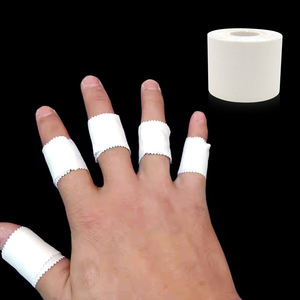 Cinta deportiva de óxido de zinc de algodón Premium, fuerte adhesivo rígido, vendaje atlético para <span class=keywords><strong>boxeo</strong></span>, fútbol, BJJ, escalada - Product Image 4