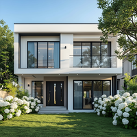 Villa de luxe préfabriquée, hôtel, appartement, maisons modulaires, design moderne en acier, hébergement de bureau Shandong