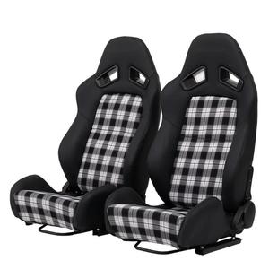 Asiento <span class=keywords><strong>de</strong></span> Carreras Reclinable con Costuras Negras y Respaldo Bordado, <span class=keywords><strong>de</strong></span> Fibra <span class=keywords><strong>de</strong></span> Carbono - Product Image 1