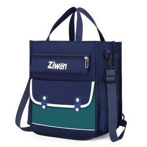 Large Capacity British-Style Lightweight Waterproof File Bag Children's Tutoring Backpack with Book Storage Promotional Style