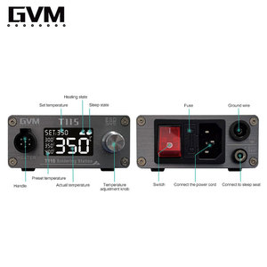 GVM T115 Station de soudage à température constante Auto Sleep Quick Heating 45W Station de soudage pour réparation de téléphones portables et <span class=keywords><strong>fer</strong></span> à <span class=keywords><strong>souder</strong></span> - Product Image 5